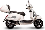 Tubo De Escape Sin Homologación Acústica Oval Acero Inox Negro - Termignoni Compatible Con Piaggio Vespa 250 (2008-2020)