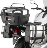 Baúl + Maletas Laterales Vision Negro 78 Lt Vision Plastico - Givi Compatible Con Honda Nc 750 X - Dct (2014-2015)