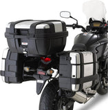 Monokey Trekker Side Cases - 92 Lt Trekker Aluminium - Givi Compatible With Honda Cb 500 X (2013-2016)