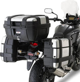 Maletas Laterales Monokey Trekker Negro 92 Lt Trekker Aluminio - Givi Compatible Con Honda Cb 500 X (2013-2016)