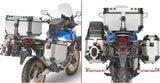 Maletas Laterales Monokey Cam-Side Trekker Outback Evo Smart Aluminio + Cerradura 74 Lt Trekker Outback Evo Smart Aluminio - Givi Compatible Con Honda Crf 1000 L Africa Twin Adventure Sports (2018-2019)