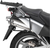 Monokey Trekker Lite Black Side Cases - 70 Lt Trekker Lite Technopolymer - Givi Compatible With Honda Xl 1000 V Varadero - Abs (2003-2006)