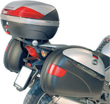 Monokey Trekker Black Side Cases - 66 Lt Trekker Aluminium - Givi Compatible With Honda Cbf 500 (2004-2012)