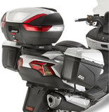 Baúl + Maletas Laterales Negro 84 Lt Plastico - Givi Compatible Con Suzuki An 650 Burgman - Executive (2013-2020)