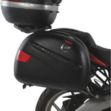 Trekker Alaska Aluminium Black Top Case + Side Cases - 128 Lt Trekker Alaska Aluminium - Givi Compatible With Kawasaki Versys 650 (2006-2009)