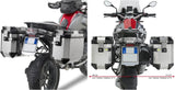 Maletas Laterales Monokey Cam-Side Trekker Outback Evo Smart Aluminio + Cerradura 96 Lt Trekker Outback Evo Smart Aluminio - Givi Compatible Con Bmw R 1200 Gs (2013-2018)