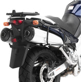 Monokey Trekker Dolomiti Black Aluminium Side Cases - 60 Lt Trekker Dolomiti Aluminium - Givi Compatible With Suzuki Dl 1000 V-Strom (2002-2011)