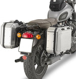 Monokey Black Side Cases - 66 Lt Nylon - Givi Compatible With Triumph Bonneville T120 (2016-2024)
