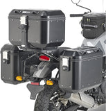Monokey Trekker Dolomiti Aluminium Side Cases - 72 Lt Trekker Dolomiti Aluminium - Givi Compatible With Royal Enfield Himalayan (2018-2020)