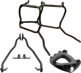 Arena Black Tech Top Case + Side Cases - 110 Lt Arena Technopolymer - Givi Compatible With Yamaha Fz-6 - Fazer (2004-2006)