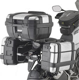 Maletas Laterales Monokey Negro 66 Lt Nylon - Givi Compatible Con Honda Nx 500 (2024)