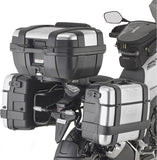 Trekker Alaska Aluminium Top Case + Side Cases - 128 Lt Trekker Alaska Aluminium - Givi Compatible With Honda Cb 500 X (2019-2023)