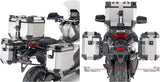 Baúl + Maletas Laterales Trekker Outback Evo Smart Aluminio Anodizado 146 Lt Trekker Outback Evo Smart Aluminio Anodizado - Givi Compatible Con Honda X-Adv 750 (2021-2024)