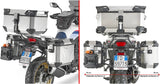 Maletas Laterales Monokey Cam-Side Trekker Outback Evo Smart Aluminio + Cerradura 74 Lt Trekker Outback Evo Smart Aluminio - Givi Compatible Con Honda Xl 750 Transalp (2023-2024)