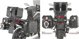 Monokey Cam-Side Trekker Outback Evo Smart Black Aluminium Side Cases + Locks - 88 Lt Trekker Outback Evo Smart Aluminium - Givi Compatible With Yamaha Ténéré 700 (2019-2020)