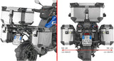 Maletas Laterales Monokey Cam-Side Trekker Outback Evo Smart Aluminio Negro + Cerradura 84 Lt Trekker Outback Evo Smart Aluminio - Givi Compatible Con Bmw R 1300 Gs (2024)