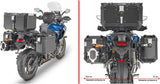 Monokey Cam-Side Trekker Outback Evo Smart Anodized Aluminium Side Cases + Locks - 70 Lt Trekker Outback Evo Smart Anodized Aluminium - Givi Compatible With Triumph Tiger 1200 Gt Explorer (2022-2024)