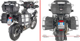 Monokey Trekker Dolomiti Aluminium Side Cases - 60 Lt Trekker Dolomiti Aluminium - Givi Compatible With Triumph Tiger 1200 Gt Explorer (2022-2024)