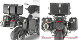 Maletas Laterales Monokey Cam-Side Trekker Outback Evo Smart Aluminio + Cerradura 88 Lt Trekker Outback Evo Smart Aluminio - Givi Compatible Con Triumph Tiger 900 (2020-2023)