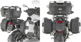 Monokey Trekker Dolomiti Black Aluminium Side Cases - 60 Lt Trekker Dolomiti Aluminium - Givi Compatible With Triumph Tiger 900 (2020-2023)