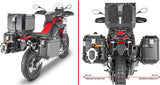 Maletas Laterales Monokey Cam-Side Trekker Outback Evo Smart Aluminio + Cerradura 70 Lt Trekker Outback Evo Smart Aluminio - Givi Compatible Con Aprilia Tuareg 660 (2021-2024)