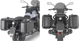 Monokey Trekker Side Cases - 66 Lt Trekker Aluminium - Givi Compatible With Moto Guzzi V7 850 Stone (2021-2024)