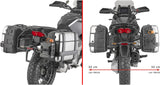 Monokey Trekker Dolomiti Aluminium Side Cases - 60 Lt Trekker Dolomiti Aluminium - Givi Compatible With Moto Guzzi Stelvio 1000 (2024)