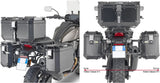 Maletas Laterales Monokey Cam-Side Trekker Outback Evo Smart Aluminio Anodizado + Cerradura 84 Lt Trekker Outback Evo Smart Aluminio Anodizado - Givi Compatible Con Harley-Davidson Pan America 1250 (2021-2023)