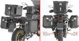 Monokey Cam-Side Trekker Outback Evo Smart Black Aluminium Side Cases + Locks - 70 Lt Trekker Outback Evo Smart Aluminium - Givi Compatible With Voge Valico 900 Dsx (2024)