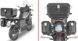 Monokey Black Side Cases - 44 Lt Technopolymer - Givi Compatible With Moto Morini X-Cape 649 (2021-2024)