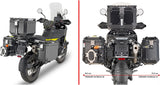 Maletas Laterales Monokey Cam-Side Trekker Outback Evo Smart Aluminio Negro + Cerradura 84 Lt Trekker Outback Evo Smart Aluminio - Givi Compatible Con Husqvarna Norden 901 (2022-2024)