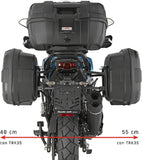 Pannier Holder Pl One-Fit For Monokey Side-Cases - Givi Compatible With Qj Motor Srt 600 Sx (2024)