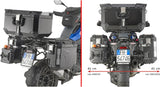 Maletas Laterales Monokey Cam-Side Trekker Outback Evo Smart Aluminio Negro + Cerradura Dx Recortada 88 Lt Trekker Outback Evo Smart Aluminio - Givi Compatible Con Bmw R 1300 Gs (2024)