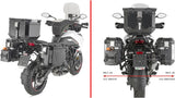 Baúl + Maletas Laterales Trekker Outback Evo Smart Aluminio Dx Recortada 135 Lt Trekker Outback Evo Smart Aluminio - Givi Compatible Con Benelli Trk 702 (2023-2024)