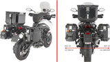 Trekker Outback Evo Smart Anodized Aluminium Top Case + Side Cases R Recessed - 126 Lt Trekker Outback Evo Smart Anodized Aluminium - Givi Compatible With Benelli Trk 702 X (2023-2024)
