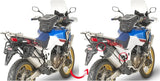 Baúl + Maletas Laterales Trekker Dolomiti Aluminio Negro 106 Lt Trekker Dolomiti Aluminio - Givi Compatible Con Honda Crf 1000 L Africa Twin (2018-2019)