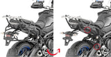 Baúl + Maletas Laterales Trekker Dolomiti Aluminio Negro 106 Lt Trekker Dolomiti Aluminio - Givi Compatible Con Yamaha Tracer 900 - Gt (2018-2020)
