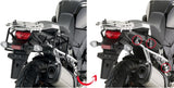 Monokey Trekker Black Side Cases - 92 Lt Trekker Aluminium - Givi Compatible With Suzuki Dl 1000 V-Strom (2014-2016)