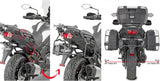 Maletas Laterales Monokey Trekker Dolomiti Aluminio Negro 60 Lt Trekker Dolomiti Aluminio - Givi Compatible Con Kawasaki Versys 1000 - Se (2019-2024)