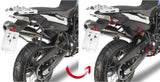 Maletas Laterales Monokey Trekker Lite Grigio 70 Lt Trekker Lite Plastico - Givi Compatible Con Bmw F 800 Gs (2008-2017)
