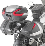 Maletas Laterales Monokey Side Plata Tech 74 Lt Plastico - Givi Compatible Con Honda Cb 500 X (2019-2023)