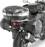 Maletas Laterales Monokey Side Negro 70 Lt Plastico - Givi Compatible Con Suzuki Dl 650 V-Strom (2017-2024)