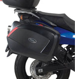 Monokey Side Black Side Cases - 70 Lt Technopolymer - Givi Compatible With Suzuki Dl 650 V-Strom (2004-2011)