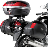 Monokey Side Black Side Cases - 70 Lt Technopolymer - Givi Compatible With Suzuki Gsf 650 Bandit - S K7 K8 (2007-2011)