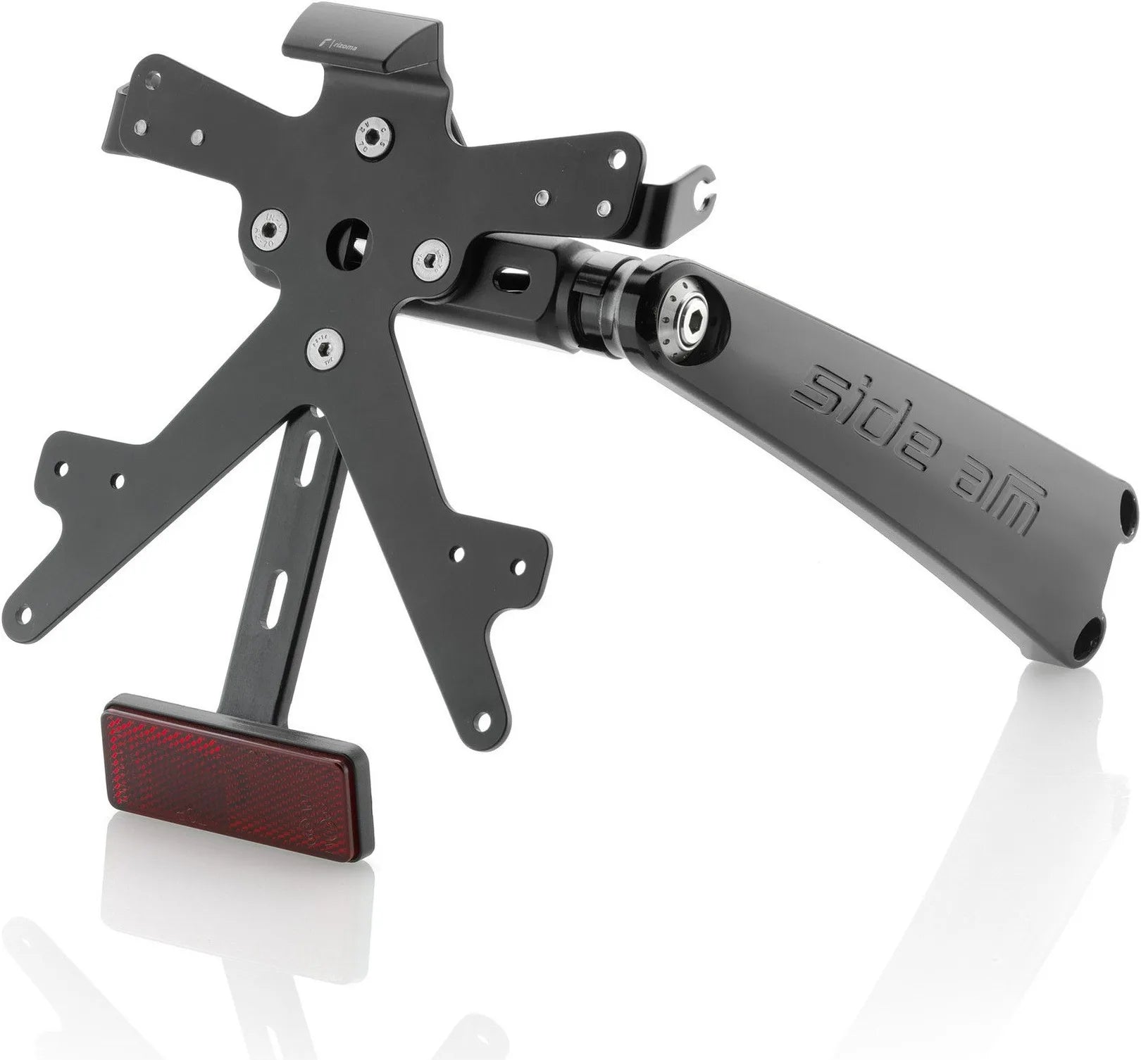 Portamátricula Side-Arm - Rizoma Compatible Con Mv Agusta Rivale 800 (2013-2019)