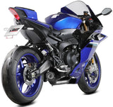 Complete Exhaust System Without Catalytic Converter And Without Sound Certification X-M5 Steel Black - Mivv Compatible With Yamaha R9 (2025-2026)