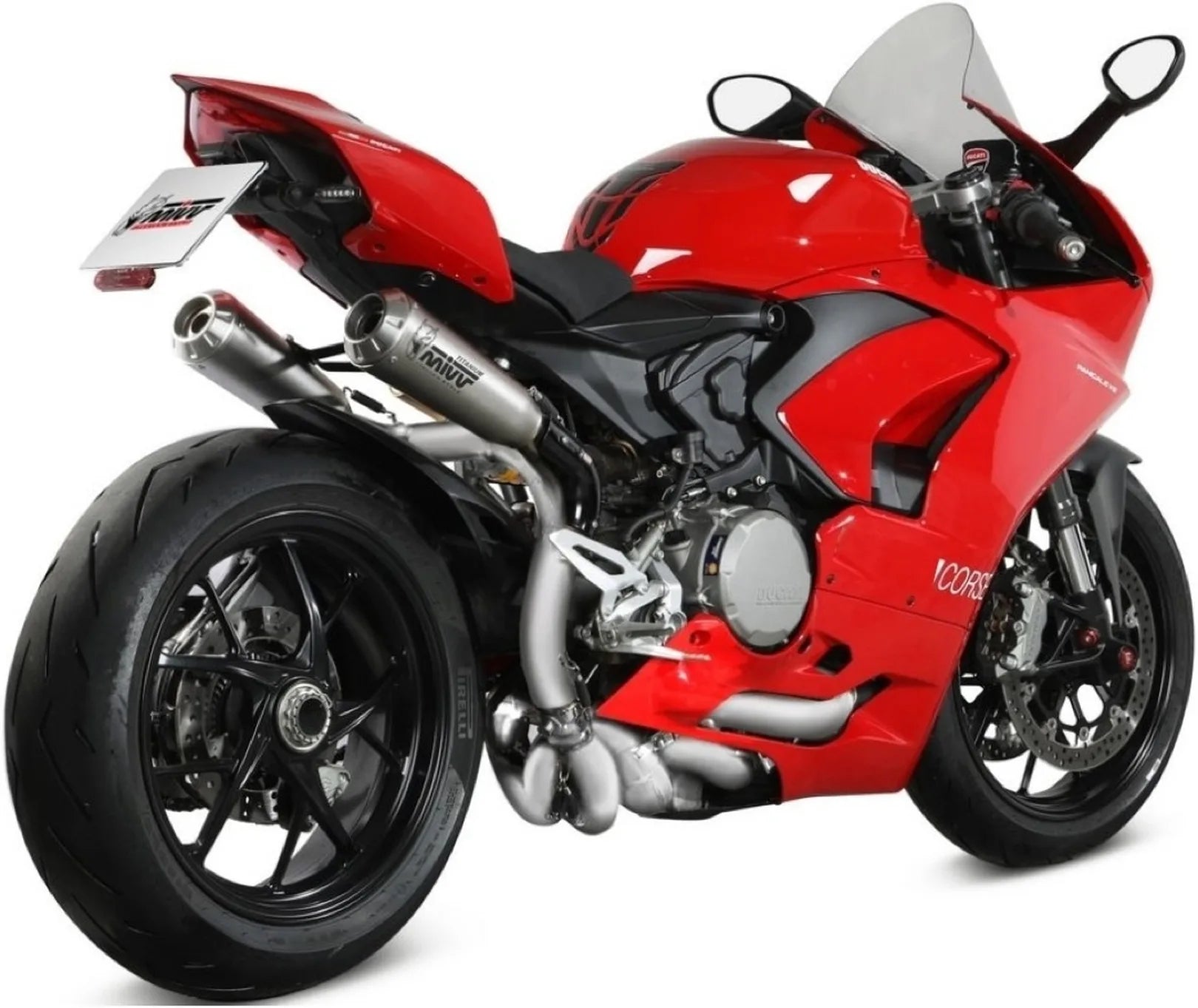 Sistema De Escape Completo Sin Catalizador Y Sin Homologación Acústica X-M1 Titano - Mivv Compatible Con Ducati Panigale V2 (2020-2024)