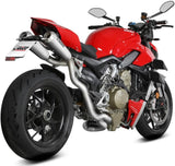 Sistema De Escape Completo Sin Catalizador Y Sin Homologación Acústica X-M1 Titano - Mivv Compatible Con Ducati Streetfighter V4 (2020-2022)