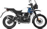 Tubo De Escape Sin Catalizador Y Con Homologación Acústica Oval Acero Negro - Mivv Compatible Con Royal Enfield Scram 411 (2022-2024)