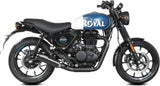 Tubo De Escape Con Homologación Acústica Hr-1 Acero Negro - Mivv Compatible Con Royal Enfield Hntr 350 (2022-2024)